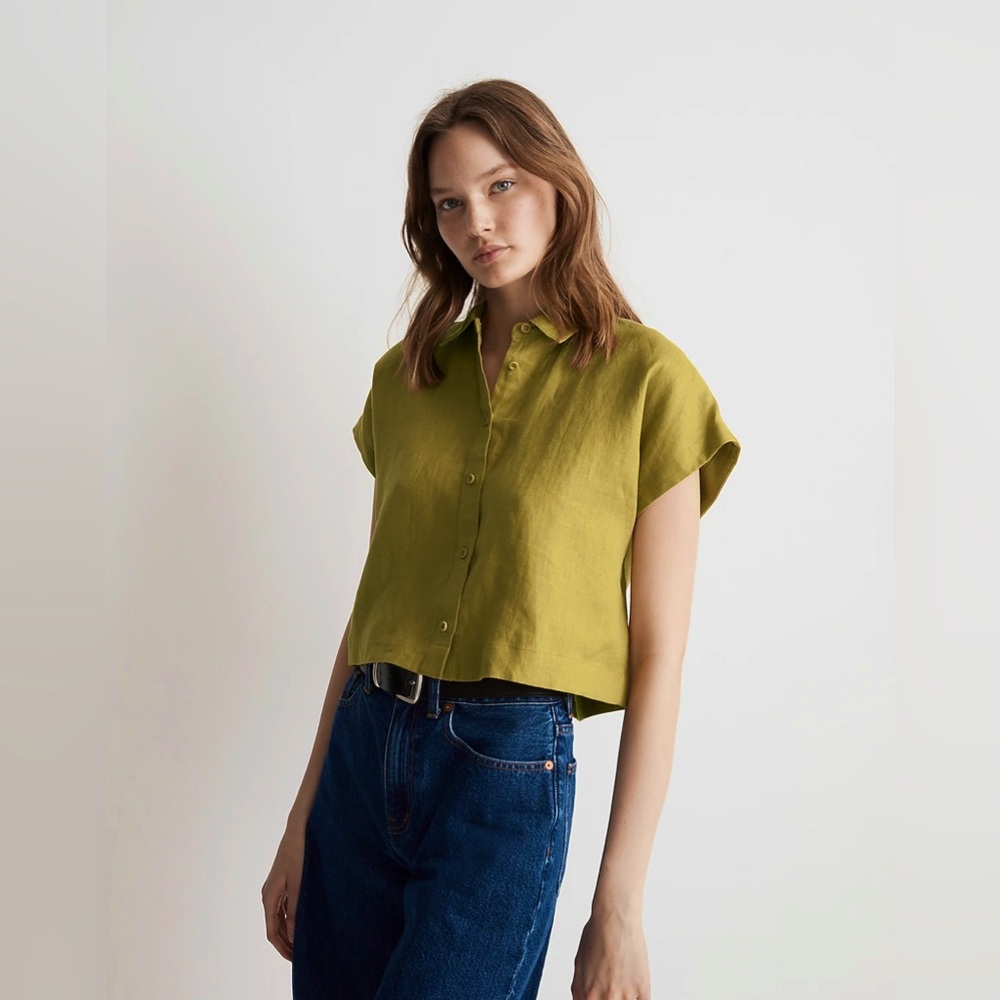 Madewell - 100% Linen Dolman Shirt